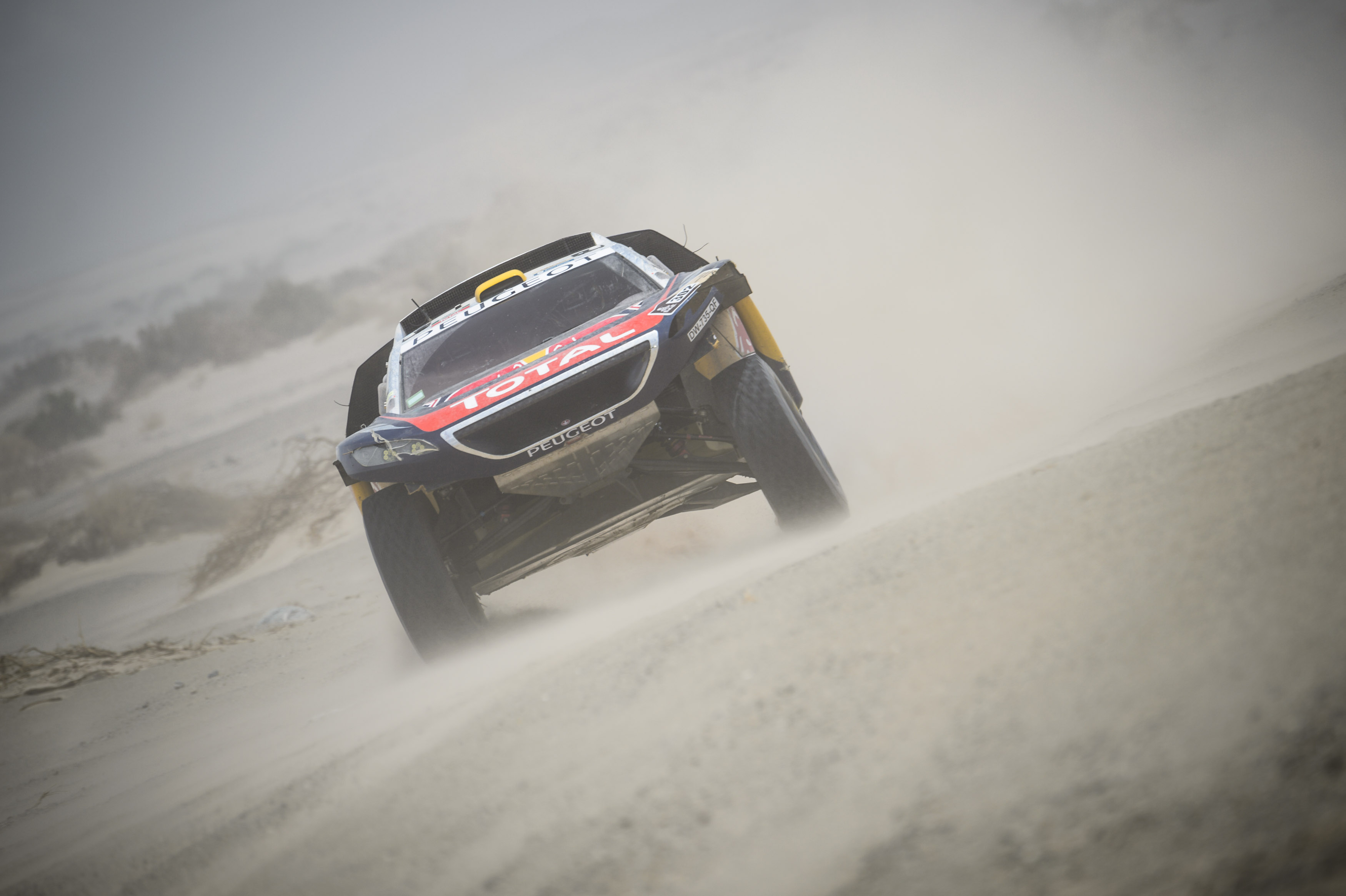 Stephane Peterhansel (FRA) of Team Peugeot-Total races during stage 10 of Rally Dakar 2016 from Belen to La Rioja, Argentina on January 13, 2016