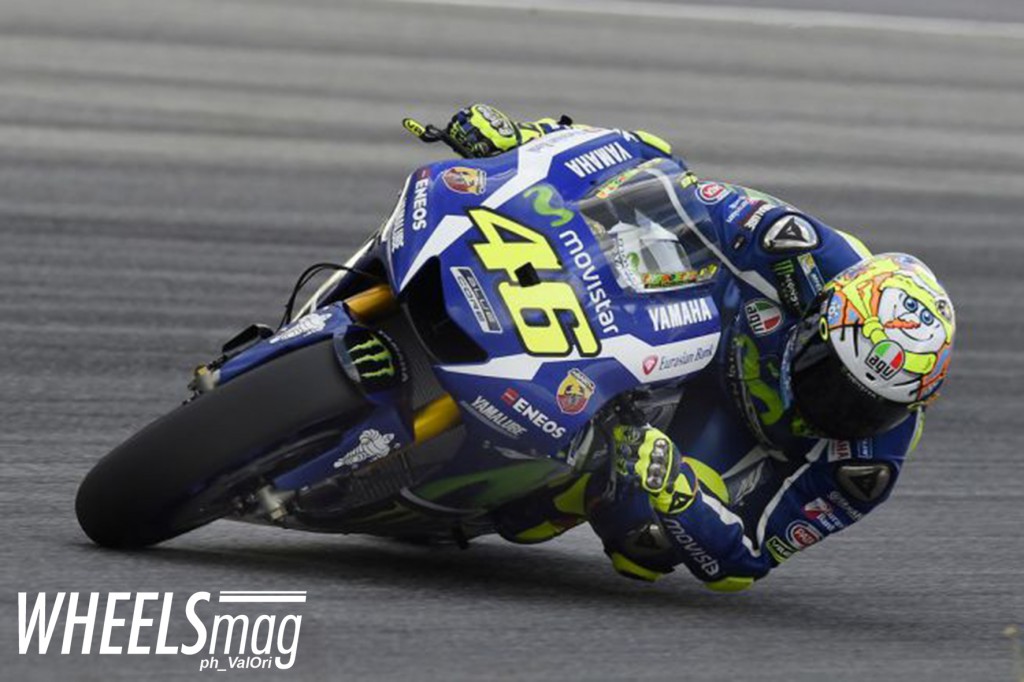 Valentino Rossi con la YZR-M1