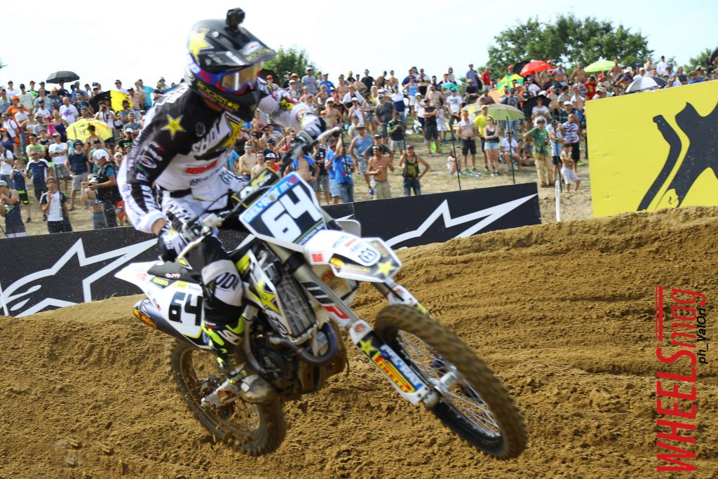 Lo statunitense Thoms Covington (Husqvarna), vincitore della Qualyfing Race MX2