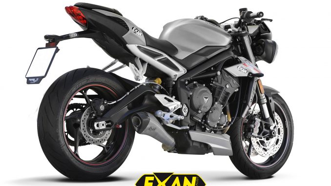 EXAN - Triumph Street Triple-765-2017-X-Black Evo Inox Sat.Chiaro