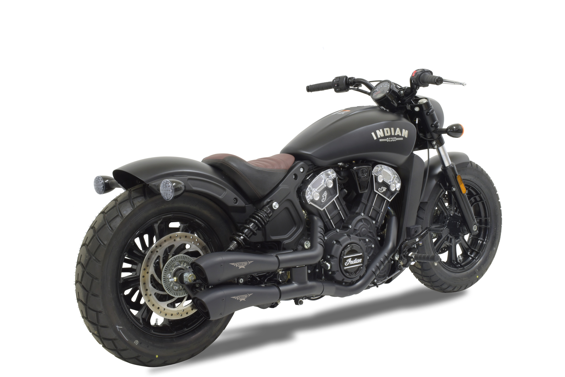 HP CORSE - INDIAN SCOUT BOBBER -Hydroform Black (Double con Logo dedicato)-1