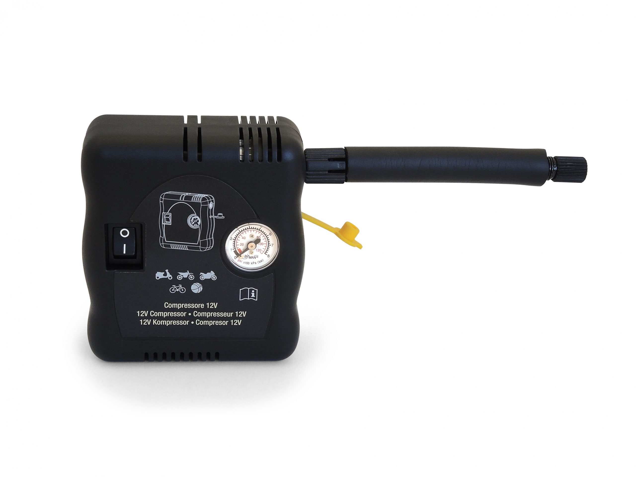 Compressore Ripara Gomme VT100 - Portatile Per Auto E Moto, Gonfiaggio E Riparazione Pneumatici - Foto 10