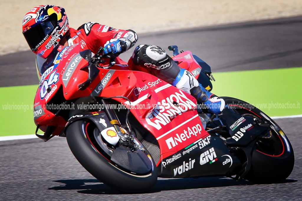 Il Dovi in sella alla Ducati GP 19