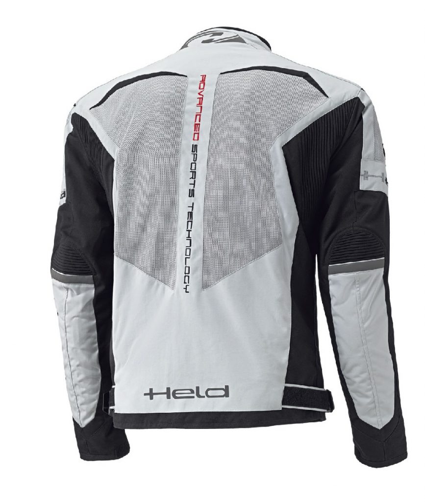 HELD - SONIC (Giacca Sport, Touring)-Grigio-Nero (Back) (6637)