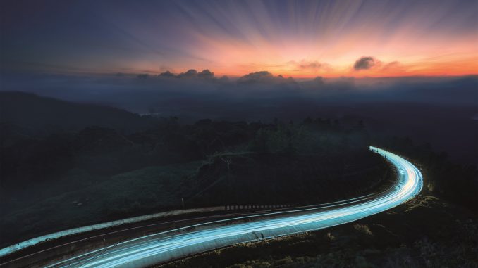 Beautiful road at Inthanon mountain, Chiang Mai