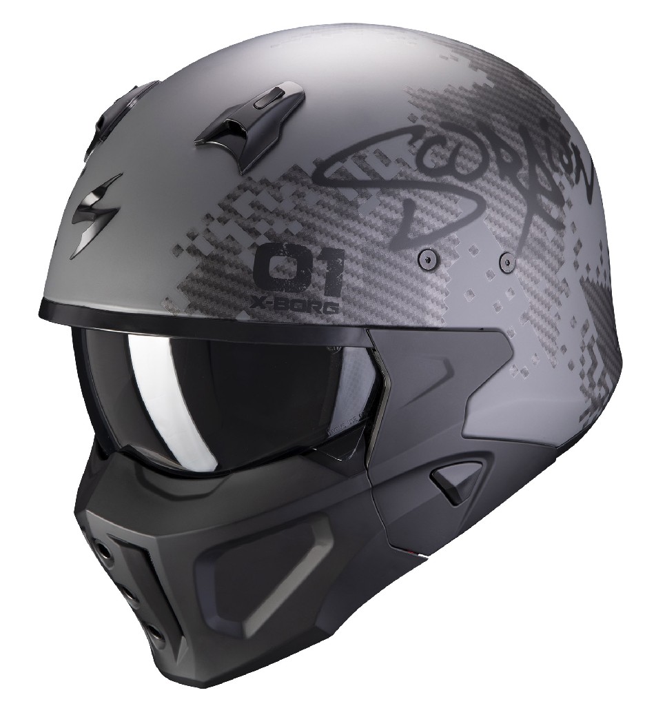 Per obiettivo visiera casco moto Scorpione coperto X 