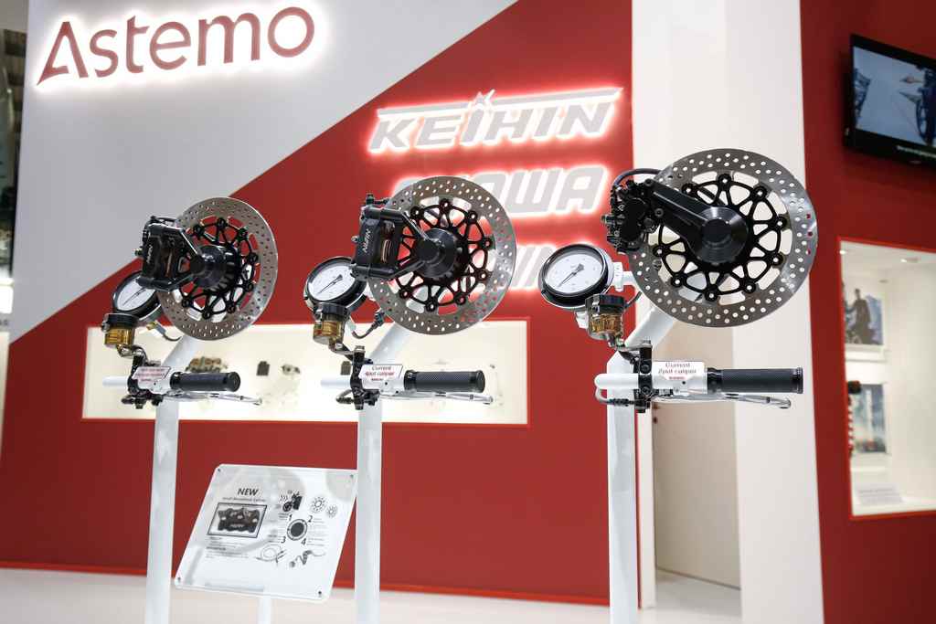 Hitachi Astemo EICMA2023 FSW Brake Experience Exhibition WheelsMag