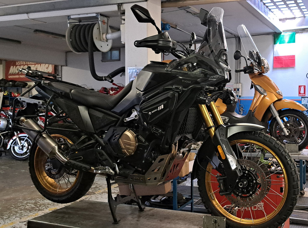 Test scarico Exan in Titanio su Voge 800 Rally