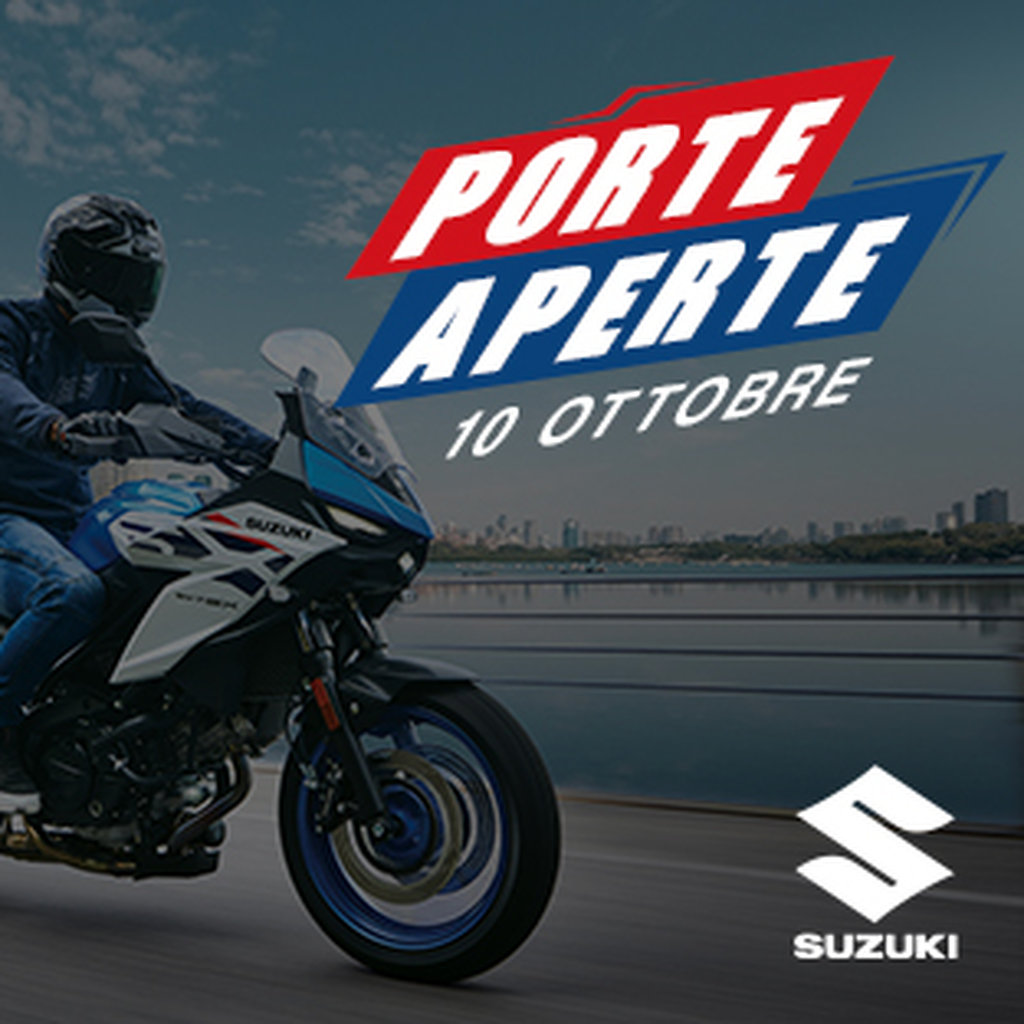 Suzuki Porte Aperte 10 ottobre: protagonista la SV-7GX